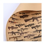 Poster Assault Rifles and Carbines, antiqued paper, 51.5 x 36 cm